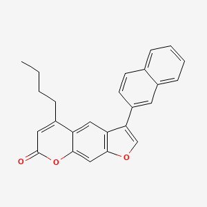 5-butyl-3-(2-naphthyl)-7H-furo[3,2-g]chromen-7-one