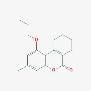 3-methyl-1-propoxy-7,8,9,10-tetrahydro-6H-benzo[c]chromen-6-one