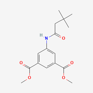 1,3-Dimethyl 5-(3,3-dimethylbutanamido)benzene-1,3-dicarboxylate