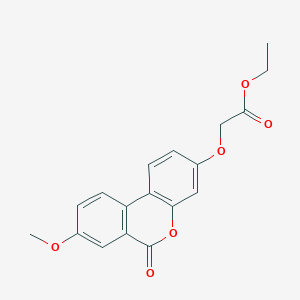 ethyl [(8-methoxy-6-oxo-6H-benzo[c]chromen-3-yl)oxy]acetate