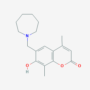 6-(azepan-1-ylmethyl)-7-hydroxy-4,8-dimethyl-2H-chromen-2-one