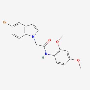 2-(5-bromo-1H-indol-1-yl)-N-(2,4-dimethoxyphenyl)acetamide