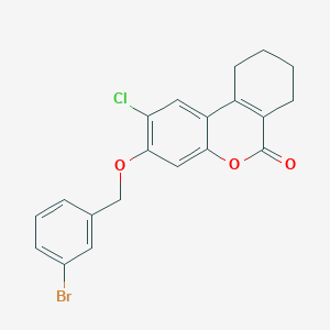 3-[(3-bromobenzyl)oxy]-2-chloro-7,8,9,10-tetrahydro-6H-benzo[c]chromen-6-one