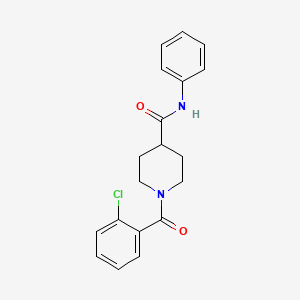 1-(2-chlorobenzoyl)-N-phenylpiperidine-4-carboxamide