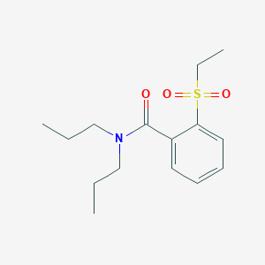 molecular formula C15H23NO3S B11159019 2-(ethylsulfonyl)-N,N-dipropylbenzamide 