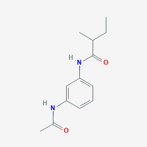 N-(3-acetamidophenyl)-2-methylbutanamide