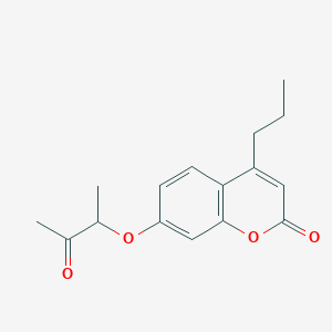 7-(1-methyl-2-oxopropoxy)-4-propyl-2H-chromen-2-one