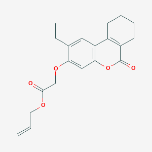 prop-2-en-1-yl [(2-ethyl-6-oxo-7,8,9,10-tetrahydro-6H-benzo[c]chromen-3-yl)oxy]acetate