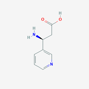 molecular formula C8H10N2O2 B111592 (S)-3-Amino-3-(pyridin-3-yl)propanoic acid CAS No. 129043-04-5