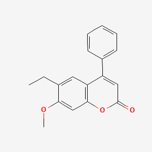 6-ethyl-7-methoxy-4-phenyl-2H-chromen-2-one