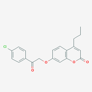 7-[2-(4-chlorophenyl)-2-oxoethoxy]-4-propyl-2H-chromen-2-one