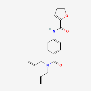 N-{4-[(diallylamino)carbonyl]phenyl}-2-furamide