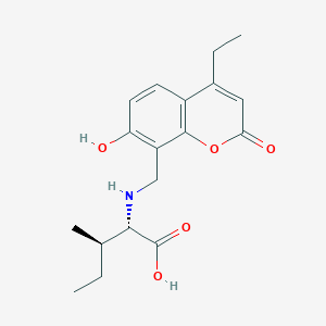 N-[(4-ethyl-7-hydroxy-2-oxo-2H-chromen-8-yl)methyl]-L-isoleucine