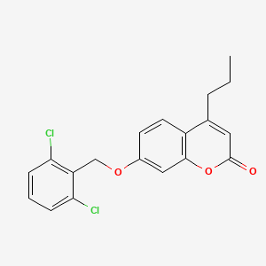 7-[(2,6-dichlorobenzyl)oxy]-4-propyl-2H-chromen-2-one