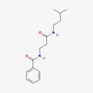 N-{3-[(3-methylbutyl)amino]-3-oxopropyl}benzamide