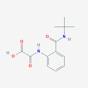 {[2-(Tert-butylcarbamoyl)phenyl]amino}(oxo)acetic acid