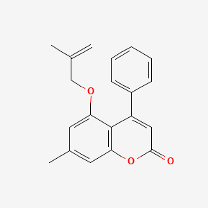 7-methyl-5-((2-methylallyl)oxy)-4-phenyl-2H-chromen-2-one