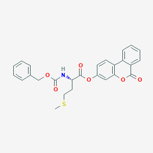 6-oxo-6H-benzo[c]chromen-3-yl N-[(benzyloxy)carbonyl]-L-methioninate