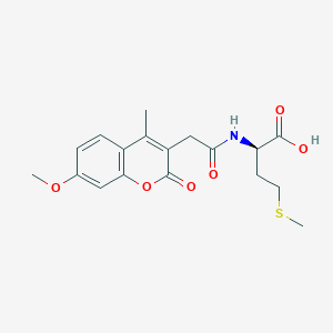 N-[(7-methoxy-4-methyl-2-oxo-2H-chromen-3-yl)acetyl]-D-methionine