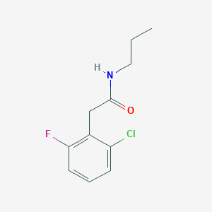 2-(2-chloro-6-fluorophenyl)-N-propylacetamide