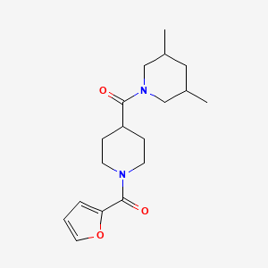 (3,5-Dimethylpiperidin-1-yl)[1-(furan-2-ylcarbonyl)piperidin-4-yl]methanone