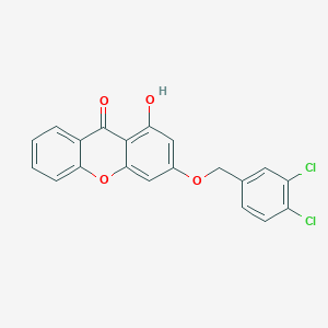 3-[(3,4-dichlorobenzyl)oxy]-1-hydroxy-9H-xanthen-9-one