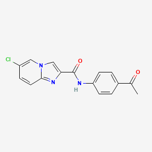 N-(4-acetylphenyl)-6-chloroimidazo[1,2-a]pyridine-2-carboxamide