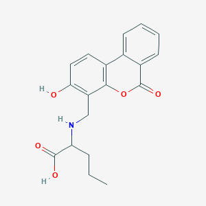 N-[(3-hydroxy-6-oxo-6H-benzo[c]chromen-4-yl)methyl]norvaline