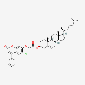 molecular formula C44H55ClO5 B11160321 C44H55ClO5 