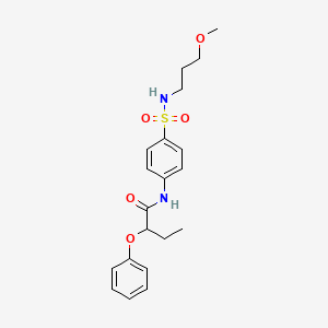 N-{4-[(3-methoxypropyl)sulfamoyl]phenyl}-2-phenoxybutanamide