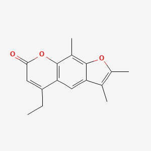 5-ethyl-2,3,9-trimethyl-7H-furo[3,2-g]chromen-7-one