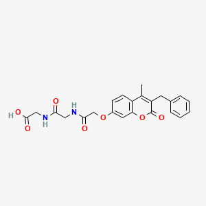 N-{[(3-benzyl-4-methyl-2-oxo-2H-chromen-7-yl)oxy]acetyl}glycylglycine