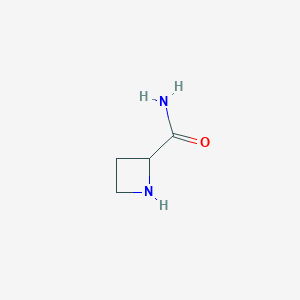 molecular formula C4H8N2O B111606 Azetidine-2-carboxamide CAS No. 130973-78-3
