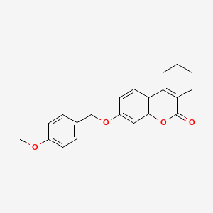 3-[(4-methoxybenzyl)oxy]-7,8,9,10-tetrahydro-6H-benzo[c]chromen-6-one