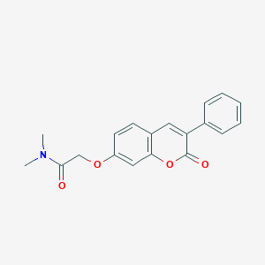 N,N-dimethyl-2-[(2-oxo-3-phenyl-2H-chromen-7-yl)oxy]acetamide