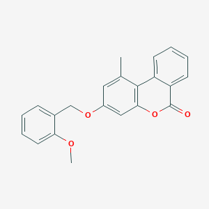 3-[(2-methoxybenzyl)oxy]-1-methyl-6H-benzo[c]chromen-6-one