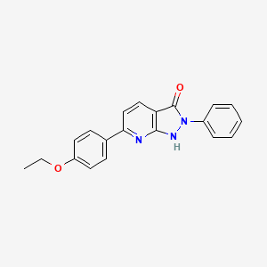 6-(4-ethoxyphenyl)-2-phenyl-1,2-dihydro-3H-pyrazolo[3,4-b]pyridin-3-one