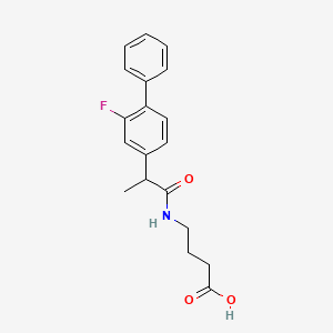 4-{[2-(2-Fluorobiphenyl-4-yl)propanoyl]amino}butanoic acid