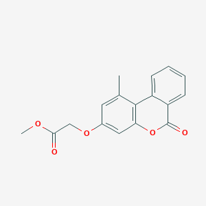 methyl [(1-methyl-6-oxo-6H-benzo[c]chromen-3-yl)oxy]acetate