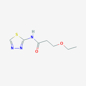 3-ethoxy-N-(1,3,4-thiadiazol-2-yl)propanamide