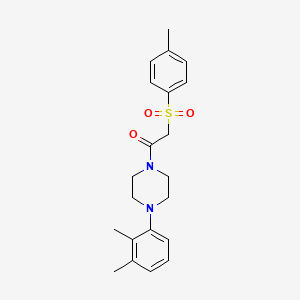 1-[4-(2,3-Dimethylphenyl)piperazin-1-yl]-2-[(4-methylphenyl)sulfonyl]ethanone