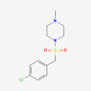 1-[(4-Chlorobenzyl)sulfonyl]-4-methylpiperazine