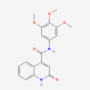 2-hydroxy-N-(3,4,5-trimethoxyphenyl)quinoline-4-carboxamide