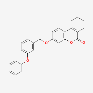 3-(3-Phenoxy-benzyloxy)-7,8,9,10-tetrahydro-benzo(C)chromen-6-one