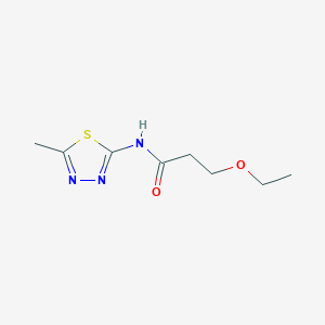 3-ethoxy-N-(5-methyl-1,3,4-thiadiazol-2-yl)propanamide