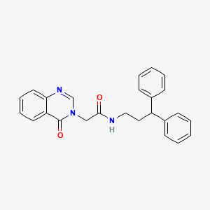 N-(3,3-diphenylpropyl)-2-(4-oxoquinazolin-3(4H)-yl)acetamide