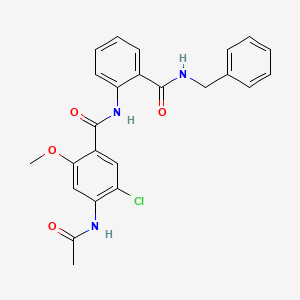 4-(acetylamino)-N-[2-(benzylcarbamoyl)phenyl]-5-chloro-2-methoxybenzamide