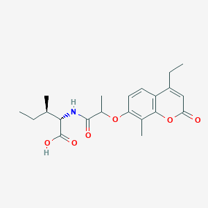 (2-((4-Ethyl-8-methyl-2-oxo-2H-chromen-7-yl)oxy)propanoyl)-L-alloisoleucine