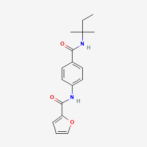 N-{4-[(2-methylbutan-2-yl)carbamoyl]phenyl}furan-2-carboxamide