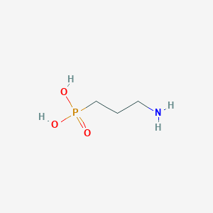 molecular formula C3H10NO3P B111619 3-Aminopropylphosphonic acid CAS No. 13138-33-5